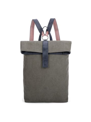 Fritzi aus Preußen Izzy03 Canvas Rucksack 40 cm in olive