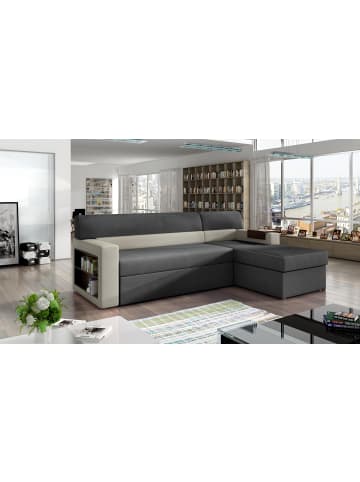 MF Design Narkos Recamiere Rechts in Asphalt -  (L) 160 x (B) 250 x (H) 85 cm