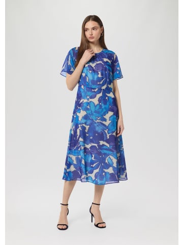 comma Kleid lang in Blau