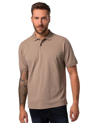JP1880 Poloshirt in braun grau