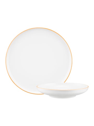 Seltmann Weiden 12-tlg. Tafelservice Sento Home Pure Lines in in Mango Orange