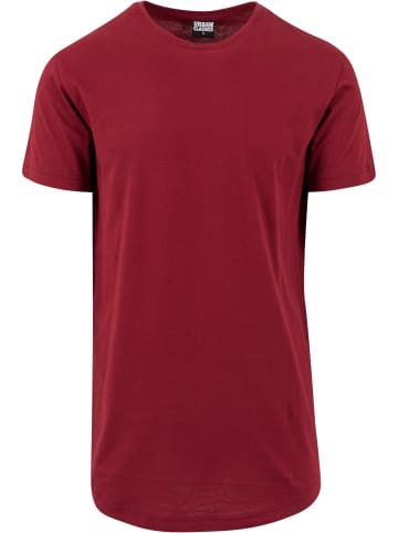 Urban Classics Lange T-Shirts in burgundy