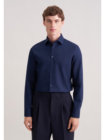 Seidensticker Business Hemd Slim in Dunkelblau