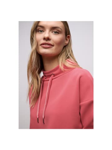 Street One Sweatshirt in striking coral