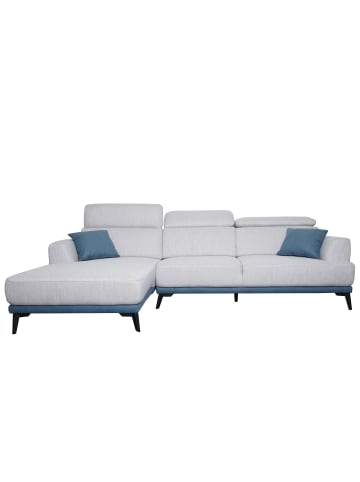 MCW Ecksofa G44, Links, hellgrau