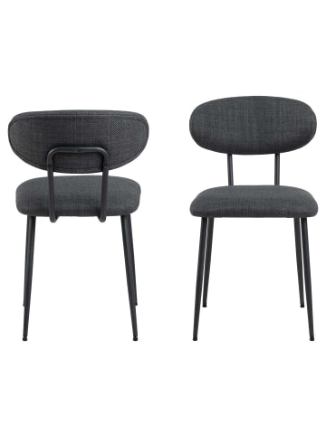 ebuy24 Esszimmerstuhl Denise Grau 2er Set