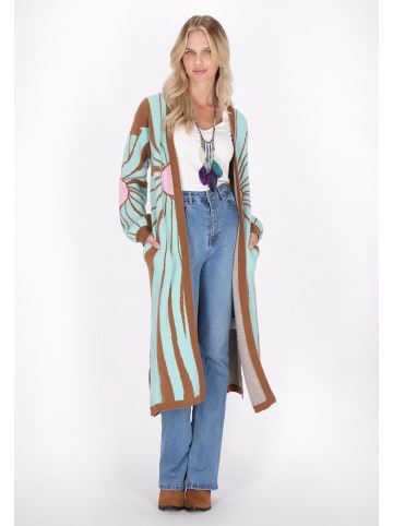 IZIA Damen Cardigan in Braun Aqua