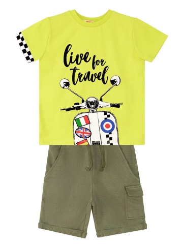 Denokids Set Moto Tour in Light Green