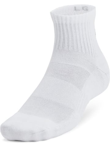 Under Armour Socke "Tc 3Pk Qtr" in Weiß