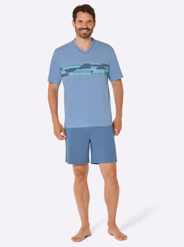 WITT WEIDEN Shorty in mittelblau-meliert