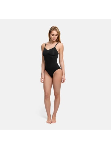 CFAB Figurformender Body mit Slip in Schwarz