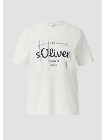 s.Oliver T-Shirt in 02D0_creme