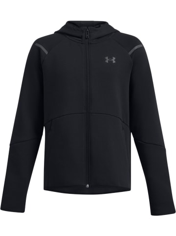 Under Armour Kinder Fleecejacke/Fleecepullover "Ua B Unstoppable Flc Fz" in Schwarz