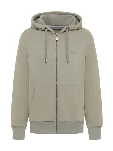 ELBSAND Zip-Jacke mit Kapuze Thure in Stone