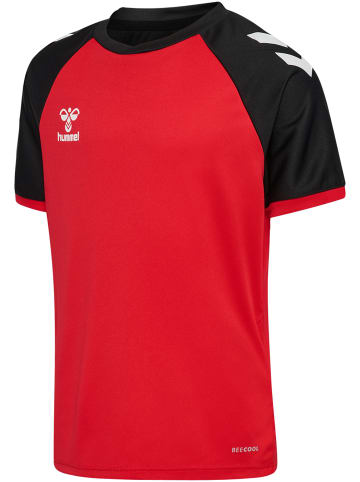 Hummel T-Shirt Raglanärmel Hmlmatch Kinder in TRUE RED/BLACK
