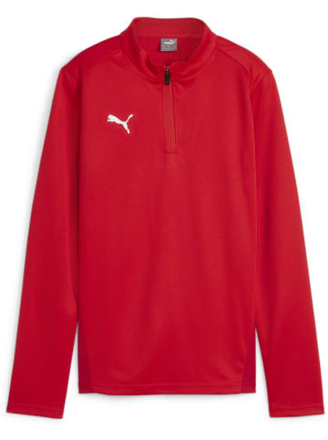 Puma T-Shirt "TeamGoal Training 1/4 Zip Top Wmn" in Rot