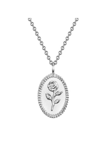 Glanzstücke München Halskette Blume aus Sterling Silber in silber