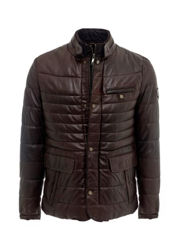 Pierre Cardin Lederjacke in Braun