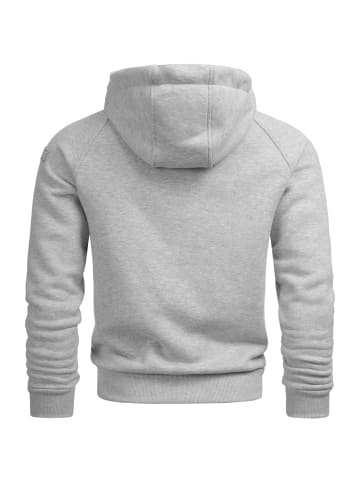 Alessandro Salvarini Hoodie Alessandro Salvarini Herren Hoodie AS291 in Hellgrau