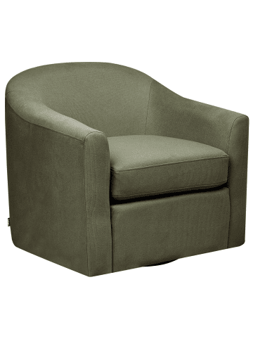 Beliani Sessel MAGNOR in Grün/Schwarz - (W) 76 x (H) 74 x (L) 73 cm