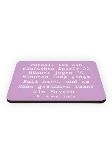 Mr. & Mrs. Panda Magnet Spruch Fußball Bayern mit Spruch in Lavendeltraum