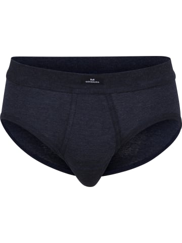 Götzburg Baumwolle, Feinripp Slip in marine gestreift