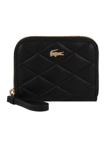 Lacoste Core Essentials Crocodelle Geldbörse Leder 10.5 cm in noir
