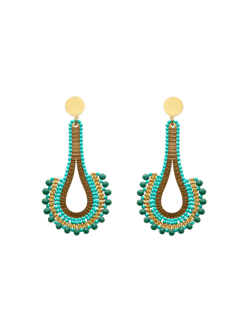 IZIA Women Earrings in Turquoise