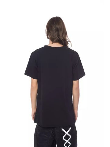 Nicolo Tonetto Rot Schwarz Baumwolle Herren T-Shirt