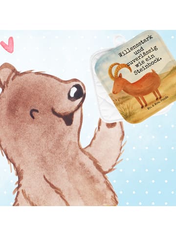 Mr. & Mrs. Panda Topfuntersetzer Sternzeichen Steinbock Design m... in Weiß