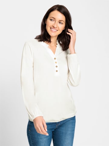 WITT WEIDEN Langarm-Shirt in ecru