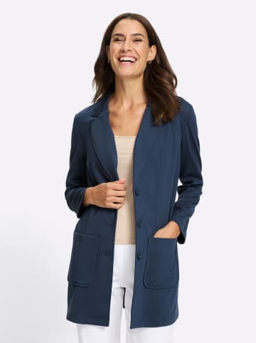 WITT WEIDEN Jersey-Blazer in dunkelblau