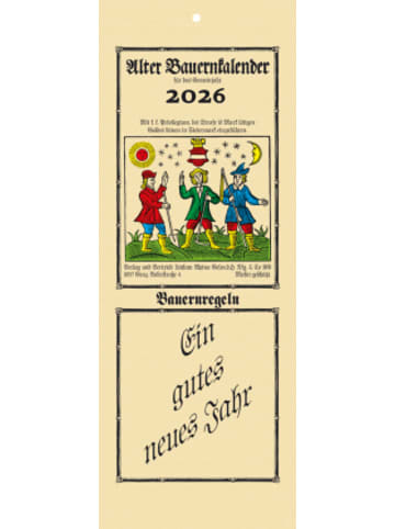 Cadmos Kalender - Alter Bauernkalender 2026