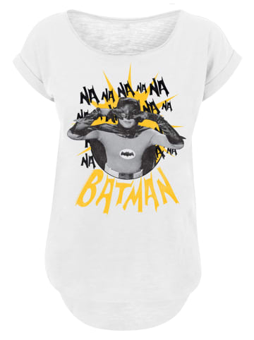 F4NT4STIC Long Cut T-Shirt Long Cut T-Shirt 'Batman TV Serie Nananana' in weiß