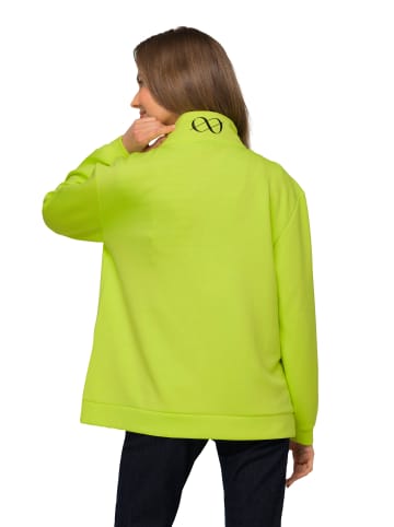 LAURASØN Sweatshirt in neon gelb