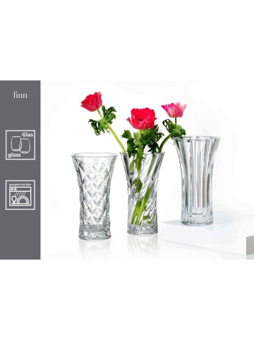 Ritzenhoff & Breker 4er Set Vasen Finn 20 cm in transparent
