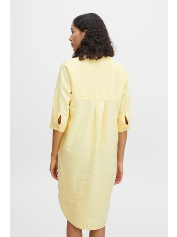 b.young Blusenkleid - BYFALAKKA LONG DR - 20811338 Dress aus Leinenmix in Gelb