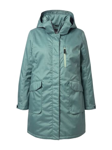 Ulla Popken Parka in grau grün