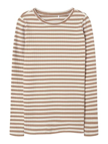 name it Oberteil mit langen Ärmeln in Mocha Meringue