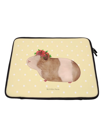 Mr. & Mrs. Panda Hülle Laptop Meerschweinchen Weisheit ohne Spruch in Gelb Pastell