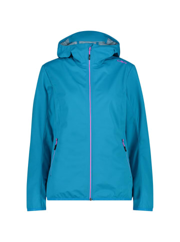 cmp Sofzshelljacke Jacket Fix Hood in Blau