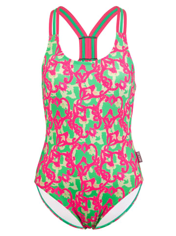 BECO the world of aquasports Badeanzug Hawaii Breeze in pink-grün