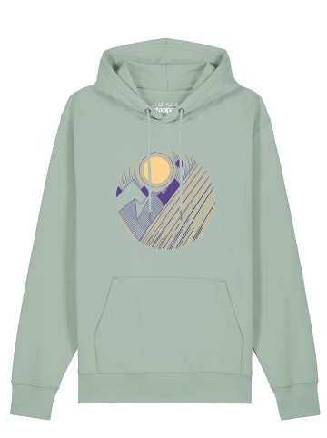 wat? Apparel Sweatshirt Geometric Landscape 3 in Aloe