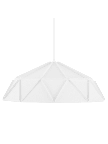 Beliani Pendelleuchten SENIA in Weiß - (W) 45 x (H) 120 x (L) 45 cm