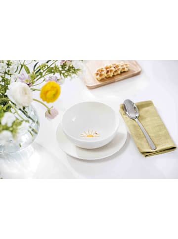 Villeroy & Boch 4er Set Müslischalen Hello Sunshine With Love ø 16,9 cm weiß-gelb in weiß-gelb