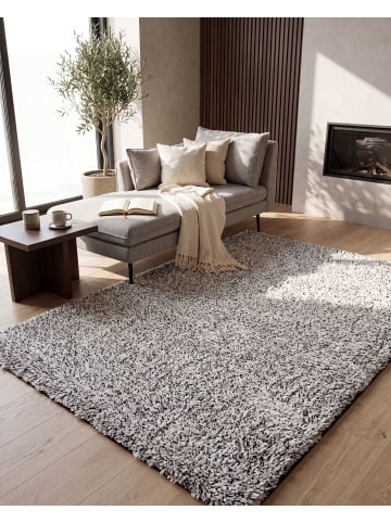 Beliani Shaggy DEMRE in Grau - (W) 160 x (H) 2 x (L) 230 cm