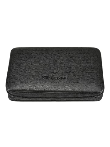Windrose Ambiance Maniküre-Set Leder in schwarz