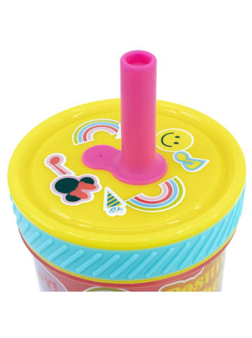 Disney Minnie Mouse Kippsicher Trinkbecher PP 370 ml – Drop Safe Plastikbecher in Mehrfarbig