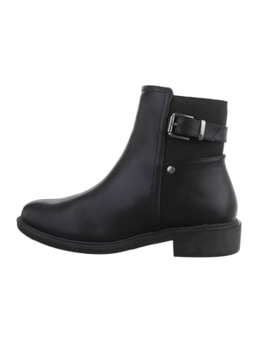 Ital-Design Stiefelette in Schwarz