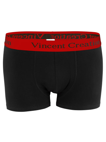 Vincent Creation® Boxershorts 6 Stück Hipster, Retroshorts in schwarz-rot/anthrazit/schwarz